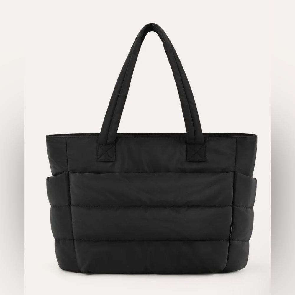 BAGSMART Puffy Tote. NEW. Black